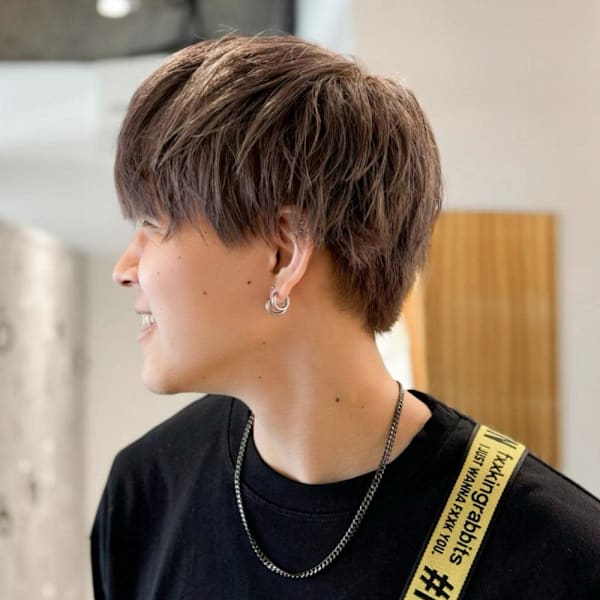 [takumi]メンズマッシュ/ベージュ/メンズハイトーン