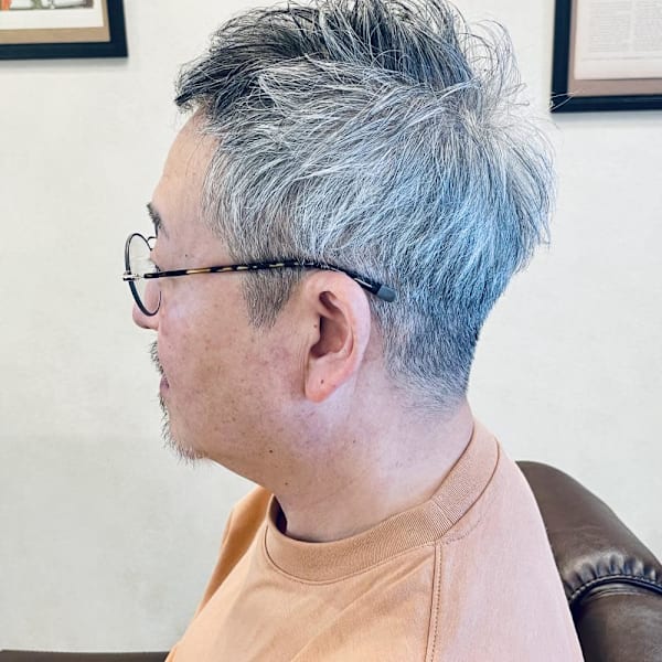 【60代 男性】ロンドン粋Zショート（大宮/バーバー）