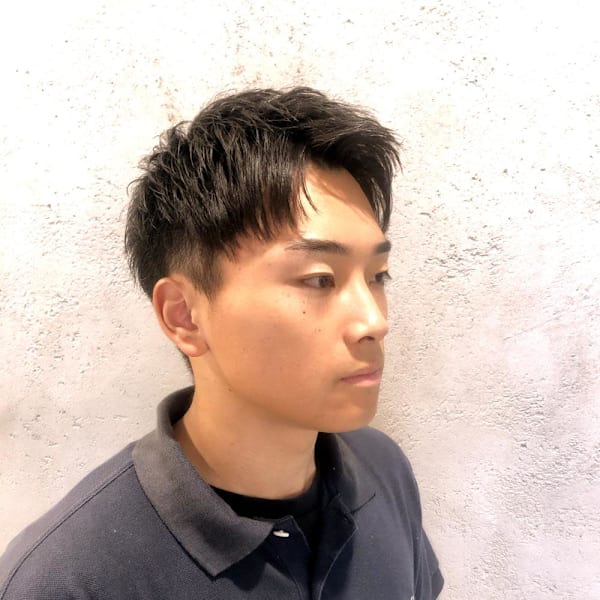 アップバング/ショート