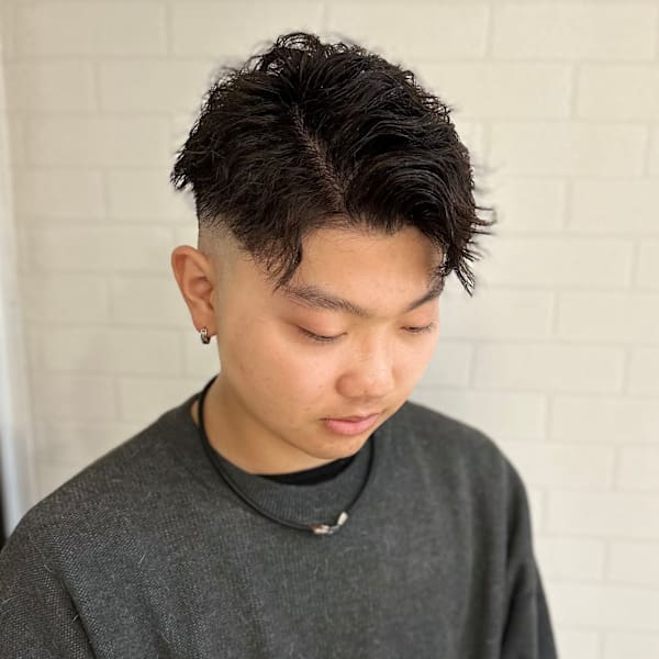 ハイフェード×パーマ|KORERO hair