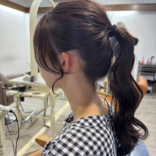 大人かわいい/ポニーテール