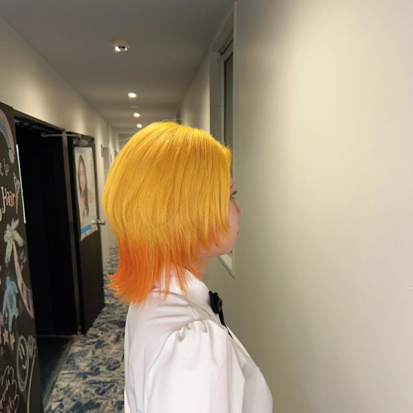 向日葵ヘアーです!