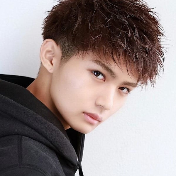 無造作2ブロックショート