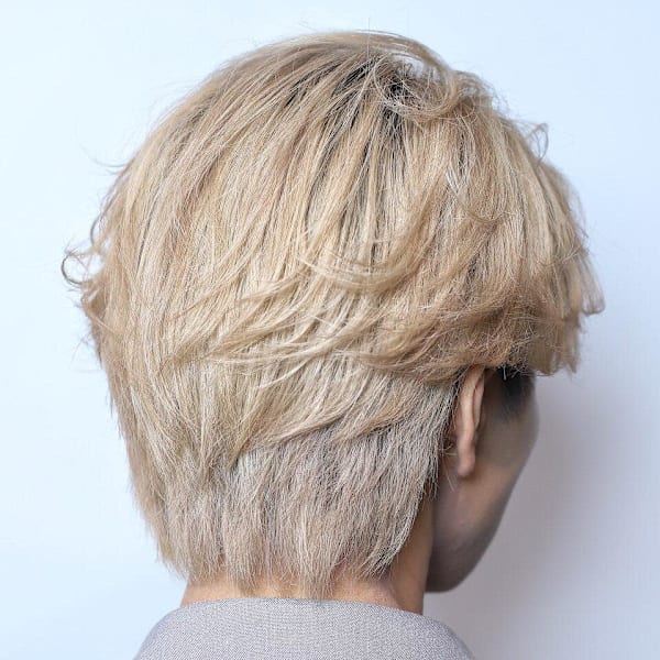 ハイトーン フェザーショート