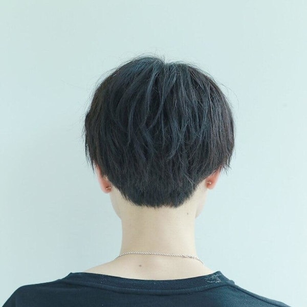 ナチュラルセンターパートブルーブラック