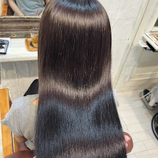 ブリーチ毛も美髪矯正!酸性ストレート/髪質改善カラー