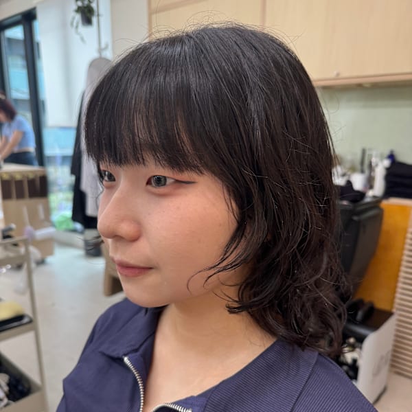 ウルフ×スパイラルパーマ