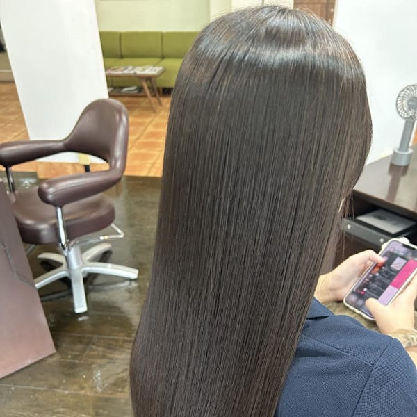 髪質改善ストレート