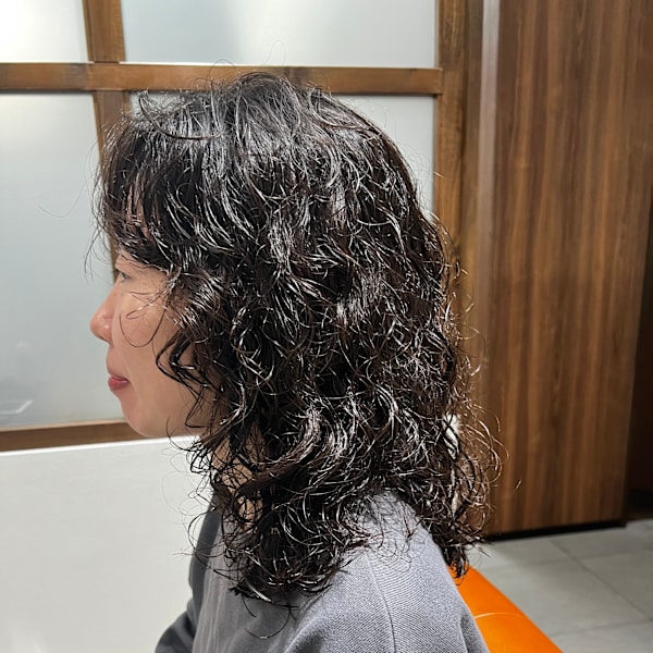 レイヤーパーマスタイル