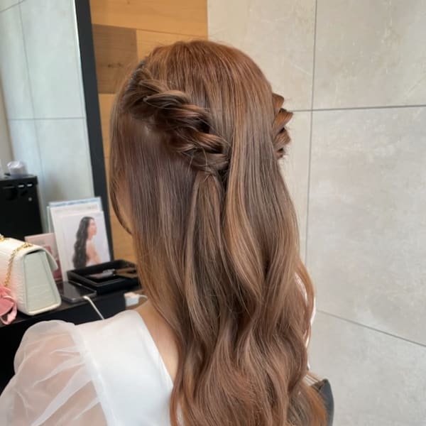 【SPADIC大阪梅田店】かわいいハーフツインアレンジ☆