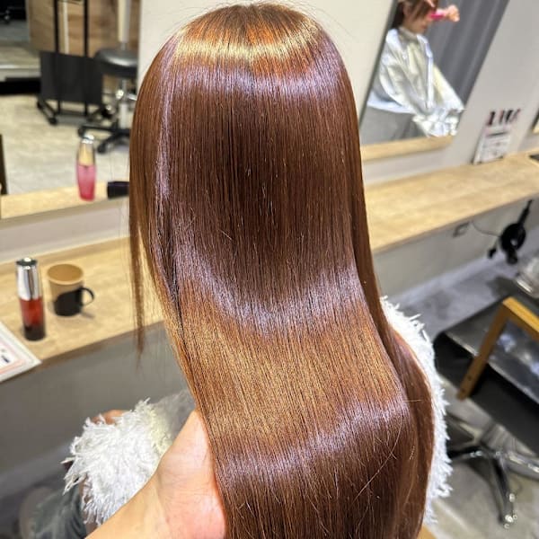 大串 艶髪 オレンジベージュ