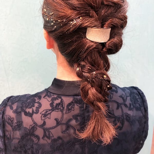 およばれヘアセット