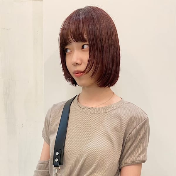 梅田・中崎町２０代３０代顔周りりレイヤーボブ|F.hair & relaxation