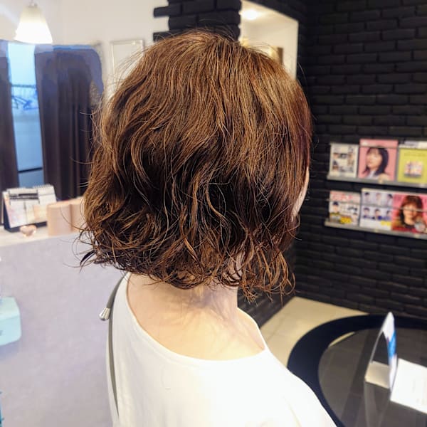 くせ毛風パーマ|Hair&color le jardin 葛西店