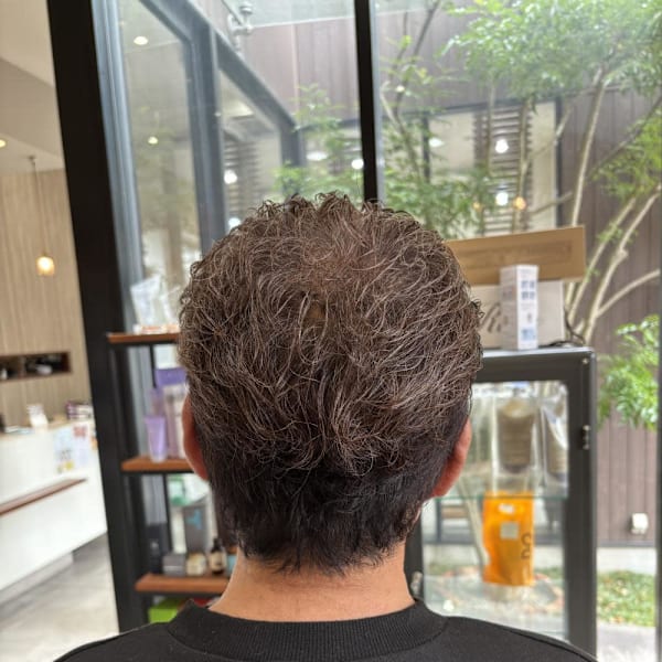 白髪活かしカラー