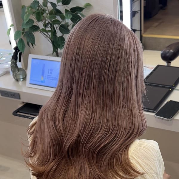 ブリーチ1回で作るピンクベージュ♪|sie by KENJE