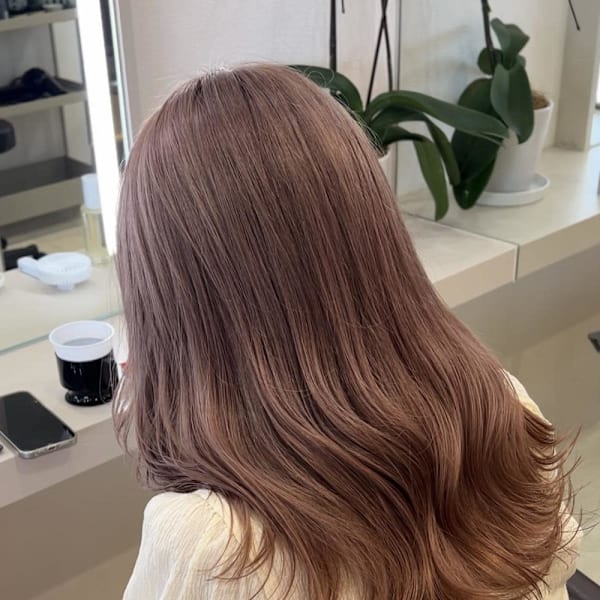 ブリーチ1回で作るピンクベージュ|sie by KENJE