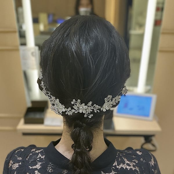 透明感カラー/ブリーチなしWカラー/髪質改善/伊勢原