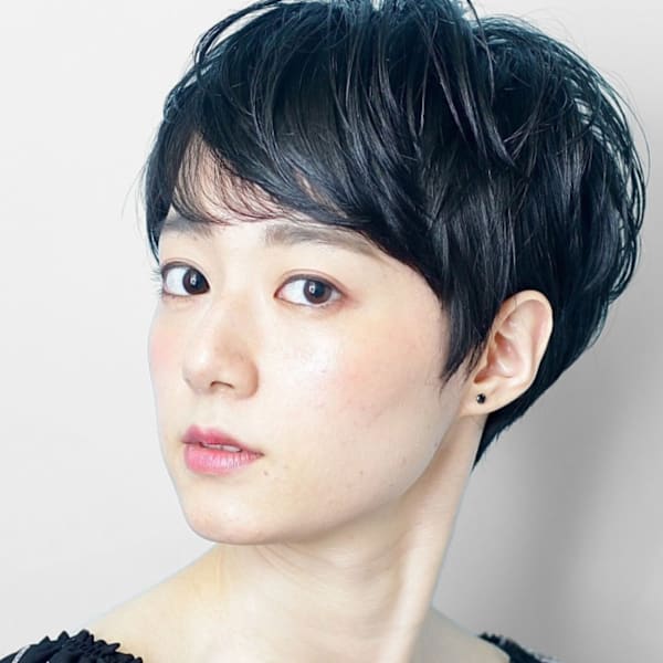 ショート・ボブ/白髪ぼかし/ハイライト/絶壁解消/40代