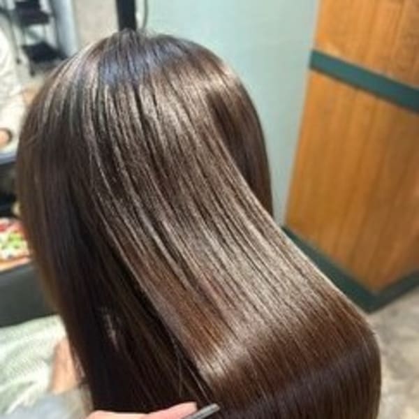 アッシュブラウン/髪質改善/メテオカラー/担当:大塚健太