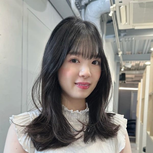 顔周りレイヤーカット|ECLART Reala 藤沢店