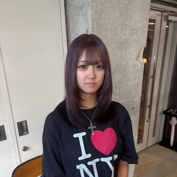 ピンクラベンダーカラー×brown