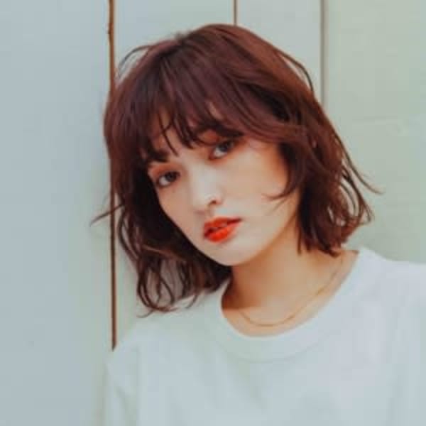 艶感レッドブラウンロブ