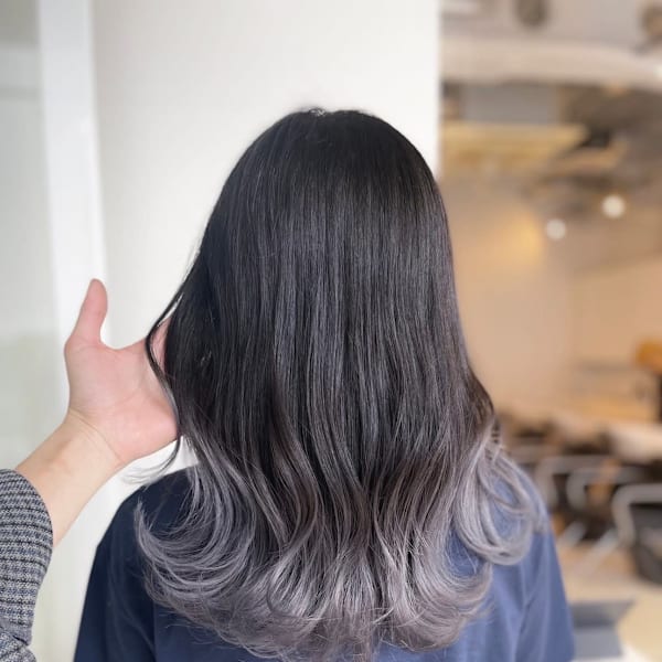 グレーベージュ ニュアンスカラー ミルクティーピンク ブルー