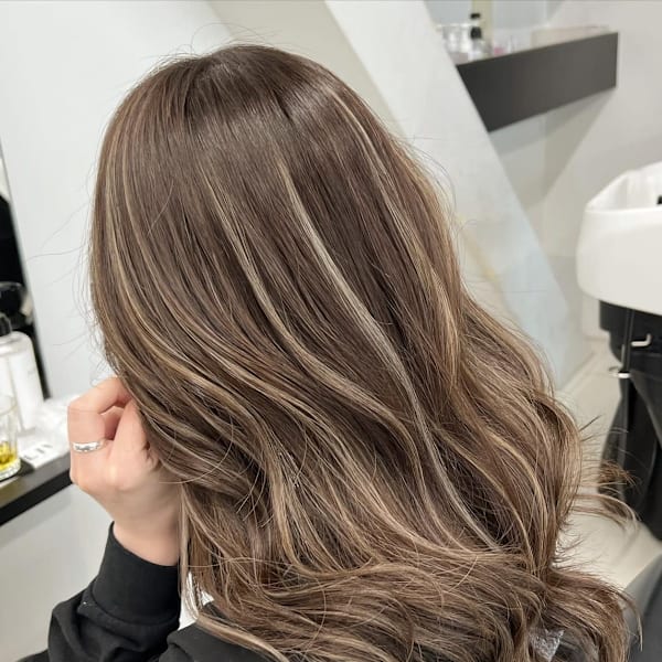 グレーベージュ ニュアンスカラー ミルクティーピンク ブルー