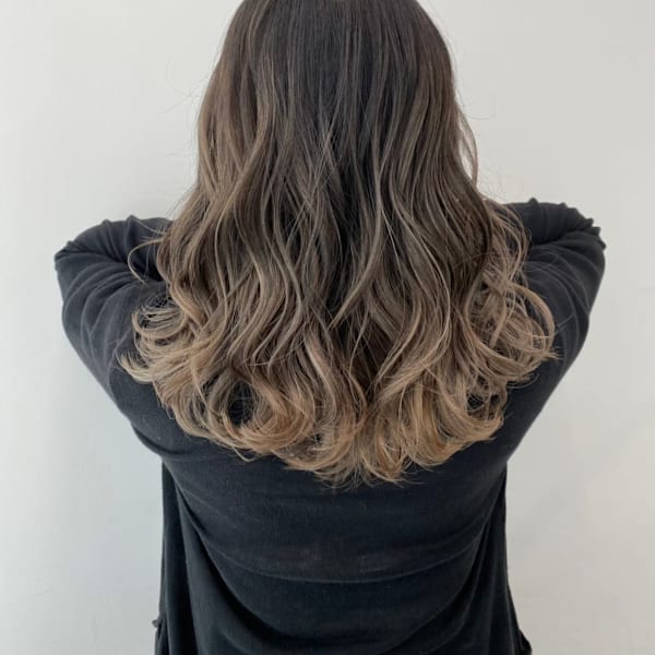 似合わせカット/アースカラー/くびれヘア/ツートーンカラー/