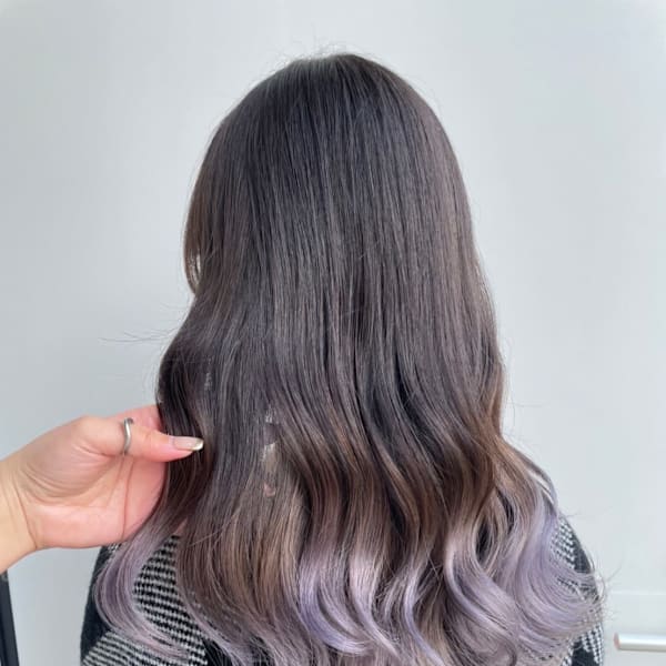 グレーベージュ ニュアンスカラー ミルクティーピンク ブルー