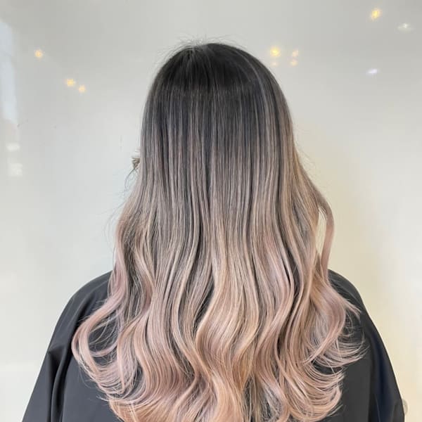 グレーベージュ ニュアンスカラー ミルクティーピンク ブルー