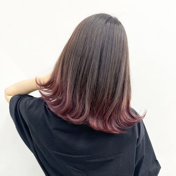 グラデーションカラー レッド系