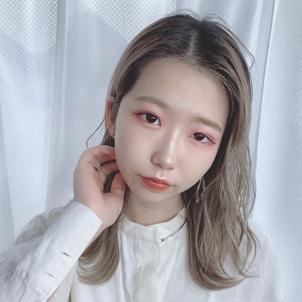 耳かけアップスタイル