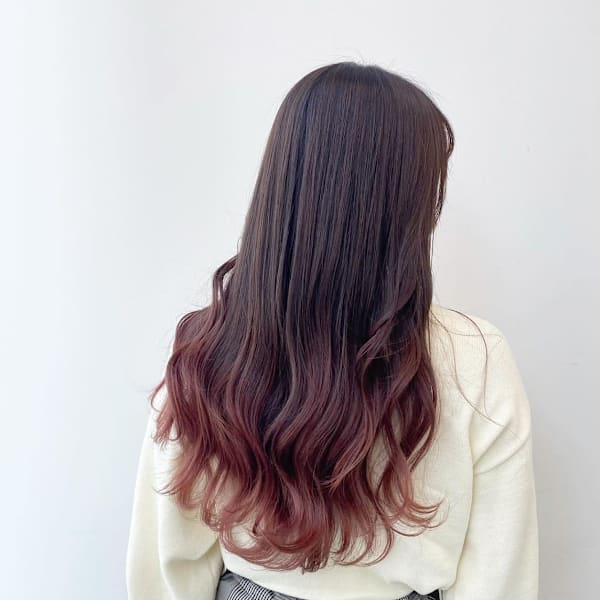 ラベンダーピンクグラデーション