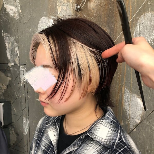 アイナナ ZOOL 棗巳波 インナーカラー ハンサムカット