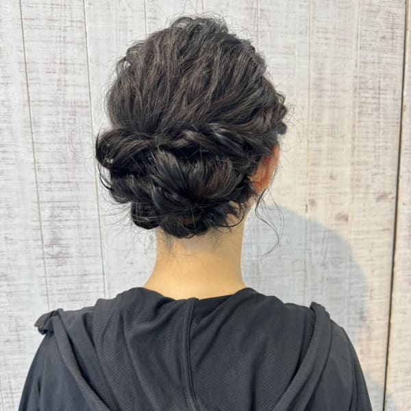 ふんわりお呼ばれアレンジ