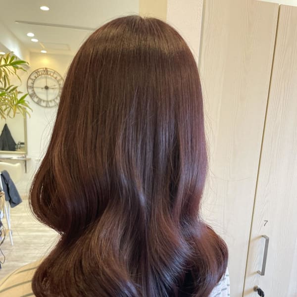 赤髪/お洒落ヘア/艶髪