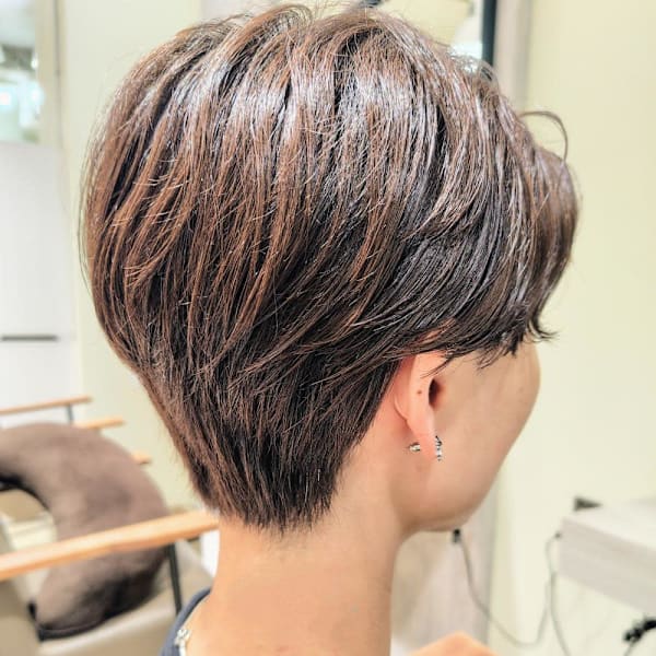 ショート 2ブロック メンズライク