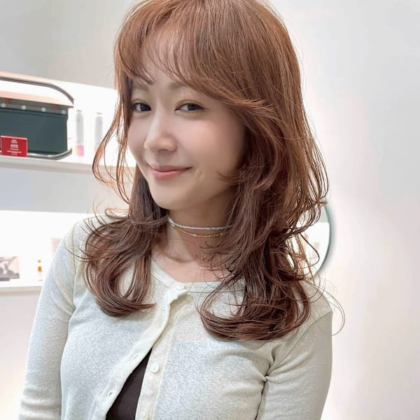 顔まわりレイヤー/ワンホン/大人レイヤー