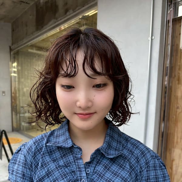 ふわふわボブパーマ|in.