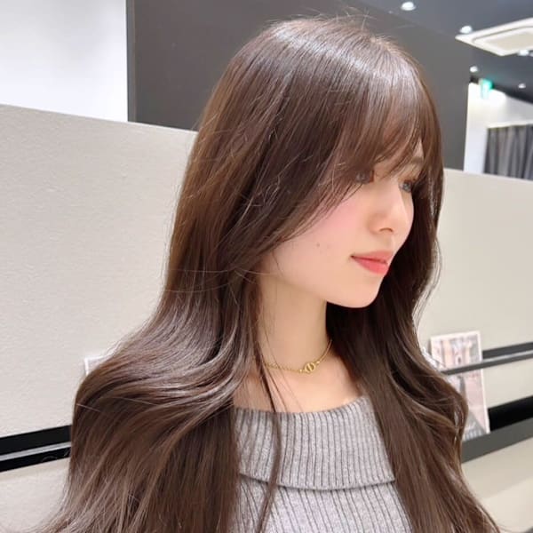 オリーブグレージュ*透明感カラー*くびれロング*レイヤーカッ|K-two あべのキューズモール店【ケーツー】