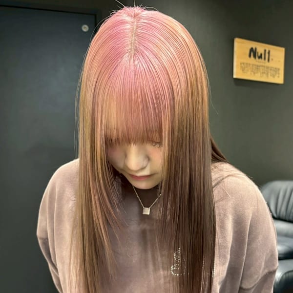 ルーツカラー デザインカラー ケアブリーチ 表参道/原宿