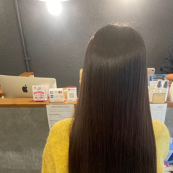 髪質改善ストレート