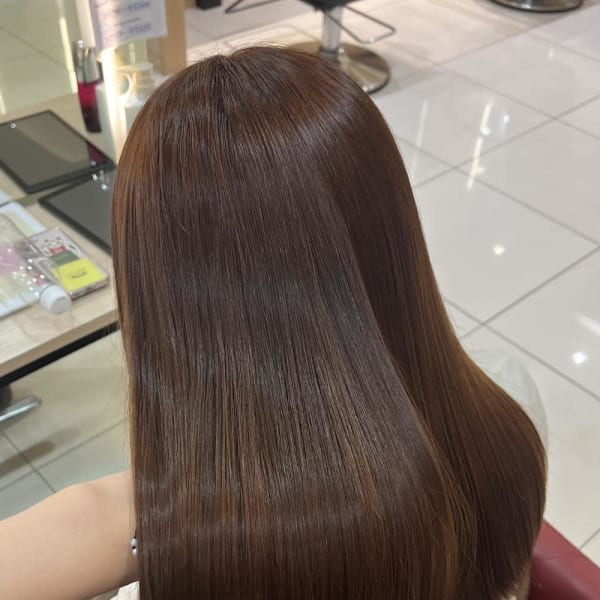 伊勢原/艶カラー/ナチュラルカラー/ケアカラー/Aujua