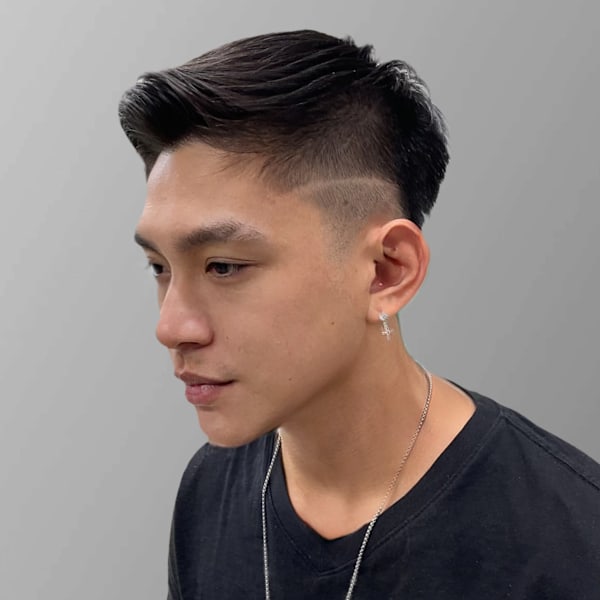 ソフトスキンフェードカット|au 美容室