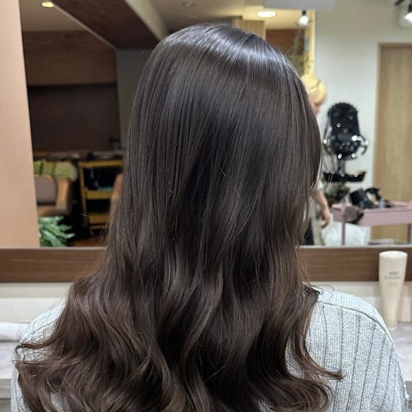 #韓国風パーマ#コテ巻き風パーマ #パーマロング#韓国へア