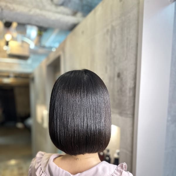 【オリジナル美髪矯正】振り返り美髪美人