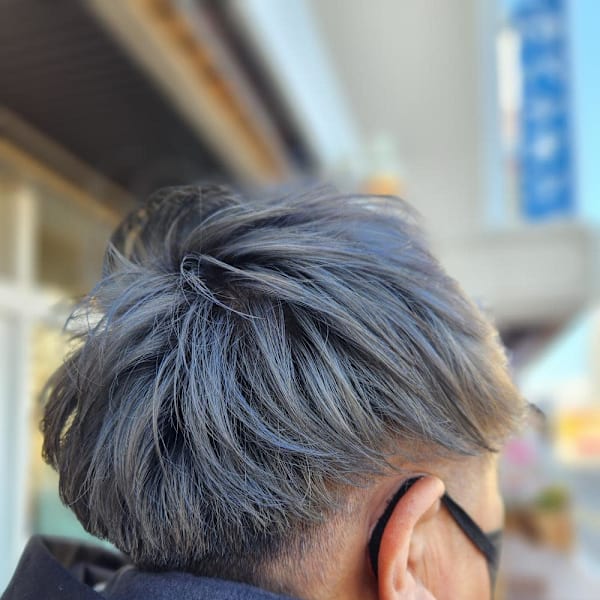 1ブリーチ×グレーカラー