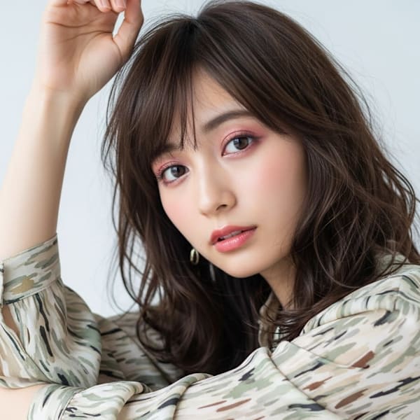 ふわっと色っぽ、愛されフェミニンロング